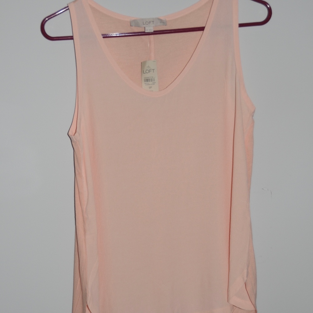 NWT! Light pink LOFT blouse